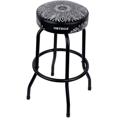 Ortega Bar Stool 30" White Kaleidoscope Ortega Bar Stool 30" White Kaleidoscope