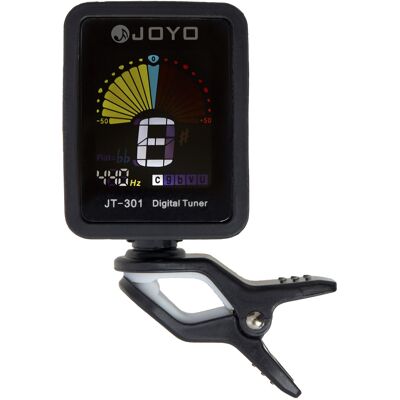 Joyo JT-301 Fekete - Klipszes hangoló több hangszerhez Joyo JT-301 Fekete - Klipszes hangoló több hangszerhez