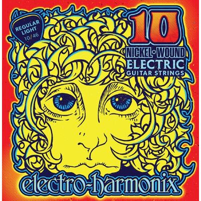 Electro-Harmonix Nickel Wound Electric Guitar Strings 10 Regular Light Electro-Harmonix Nickel Wound Electric Guitar Strings 10 Regular Light
