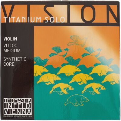 Thomastik VISION TITANIUM SOLO set violin VIT100 Thomastik VISION TITANIUM SOLO set violin VIT100