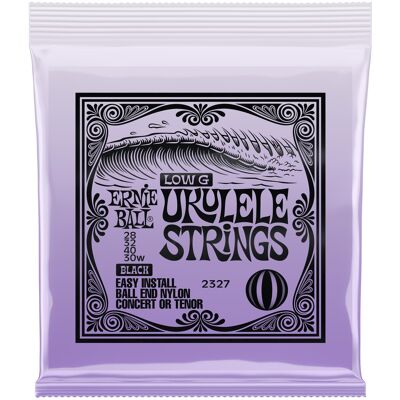 Ernie Ball Concert & Tenor Ukulele Strings Wound G Black Ernie Ball Concert & Tenor Ukulele Strings Wound G Black