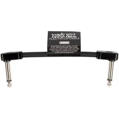 Ernie Ball Flex Patch Cable 3" Black Ernie Ball Flex Patch Cable 3" Black