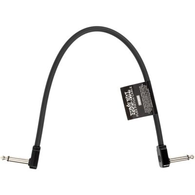 Ernie Ball Flex Patch Cable 12" Black Ernie Ball Flex Patch Cable 12" Black