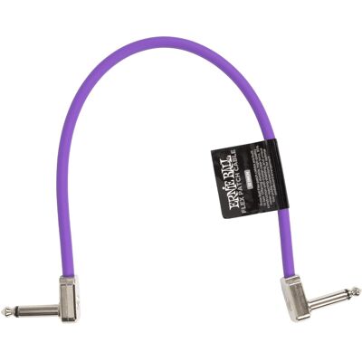 Ernie Ball Flex Patch Cable 12" Purple Ernie Ball Flex Patch Cable 12" Purple