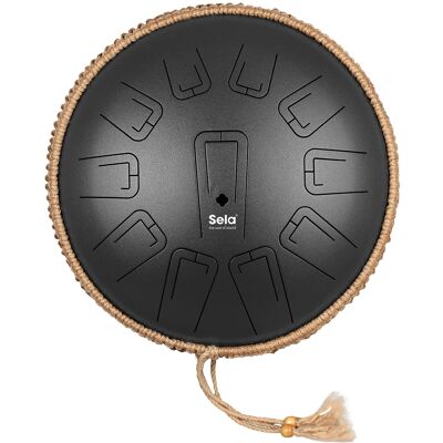 Sela Unity Tongue Drum 13" C Minor Black 432 Hz Sela Unity Tongue Drum 13" C Minor Black 432 Hz