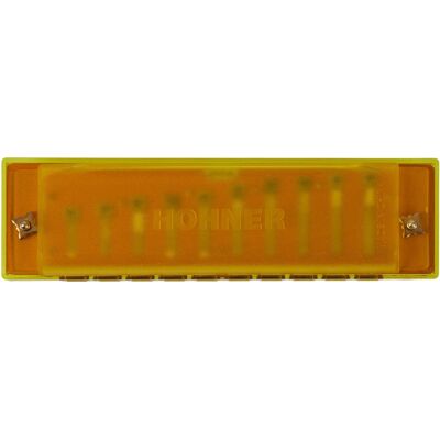 Hohner Translucent Harp C, yellow, hardcase Hohner Translucent Harp C, yellow, hardcase