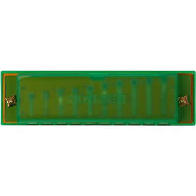 Hohner Translucent Harp C, green, hardcase Hohner Translucent Harp C, green, hardcase