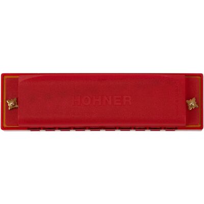Hohner Translucent Harp C, red, hardcase Hohner Translucent Harp C, red, hardcase