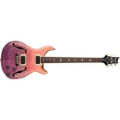PRS SE Ed Sheeran Flat Back Hollowbody I Baritone Piezo Pink Ombre PRS SE Ed Sheeran Flat Back Hollowbody I Baritone Piezo Pink Ombre