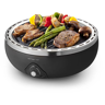 Emerio BBQ Grill Portable, Ventilatorbetr.Holzkohle, Tasche (BGP-115557.1)