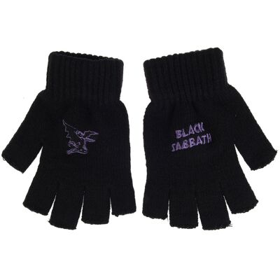 Black Sabbath kesztyű - PURPLE LOGO & DEVIL - RAZAMATAZ Black Sabbath kesztyű - PURPLE LOGO & DEVIL - RAZAMATAZ