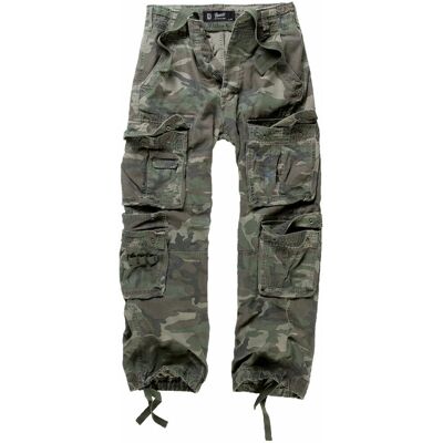 nadrág férfi Brandit - Pure Vintage Trouser Woodland - 1003/10 XL nadrág férfi Brandit - Pure Vintage Trouser Woodland - 1003/10 XL