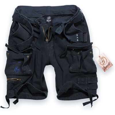 rövidnadrág férfi Brandit - Gladiator Vintage Shorts Black - 2001/2 S rövidnadrág férfi Brandit - Gladiator Vintage Shorts Black - 2001/2 S