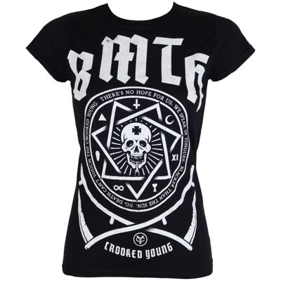 metál póló női Bring Me The Horizon - Crooked - ROCK OFF - BMTHTS47LB XL metál póló női Bring Me The Horizon - Crooked - ROCK OFF - BMTHTS47LB XL