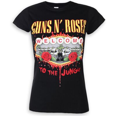 metál póló női Guns N' Roses - Welcome To The Jungle - ROCK OFF - GNRTS28LB L metál póló női Guns N' Roses - Welcome To The Jungle - ROCK OFF - GNRTS28LB L