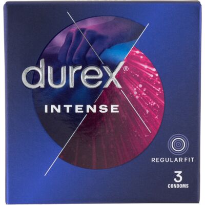 Durex Intense Orgasmic óvszer 3 db Durex Intense Orgasmic óvszer 3 db