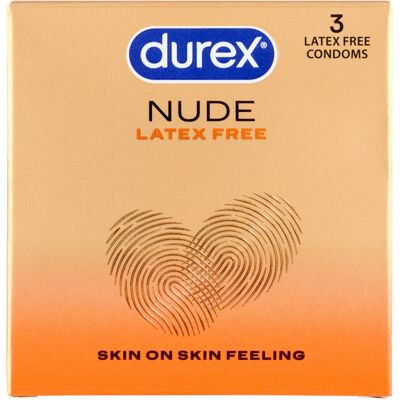 Durex Nude latexmentes óvszer 3 db Durex Nude latexmentes óvszer 3 db