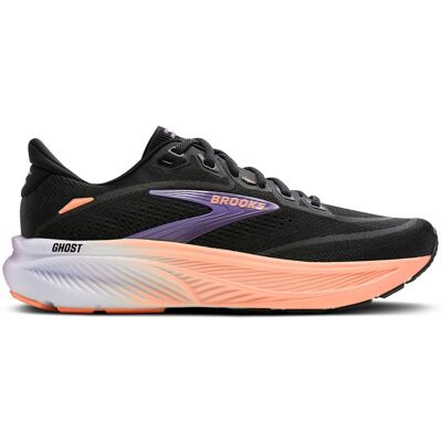Brooks Ghost 18 W Black Mulled Grape Peach Nők - Teniszcipők Brooks - Fekete - 1204821B-080-6.5 - Size: 6.5 Fekete 6.5 female Brooks Ghost 18 W Black Mulled Grape Peach Nők - Teniszcipők Brooks - Fekete - 1204821B-080-6.5 - Size: 6.5 Fekete 6.5 female