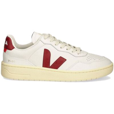 Veja V-90 Leather Ext Marsala White VD2003657B Férfiak - Teniszcipők Veja - Fehér - VD2003657B-11 - Size: 11 Fehér 11 male Veja V-90 Leather Ext Marsala White VD2003657B Férfiak - Teniszcipők Veja - Fehér - VD2003657B-11 - Size: 11 Fehér 11 male