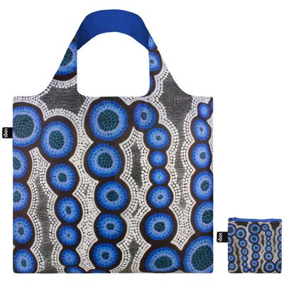 Loqi Kirsten Nangala Egan - Water Dreaming Blue Recycled Bag Unisex - Hátizsákok és táskák LOQI - Többszínű - KE.WD-One-size - Size: One size Többszínű One size unisex Loqi Kirsten Nangala Egan - Water Dreaming Blue Recycled Bag Unisex - Hátizsákok és táskák LOQI - Többszínű - KE.WD-One-size - Size: One size Többszínű One size unisex