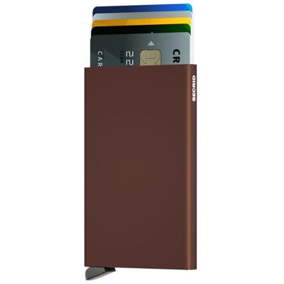 Secrid Cardprotector Brown Unisex - Pénztárca Secrid - Barna - C-BROWN-One-size - Size: One size Barna One size unisex Secrid Cardprotector Brown Unisex - Pénztárca Secrid - Barna - C-BROWN-One-size - Size: One size Barna One size unisex