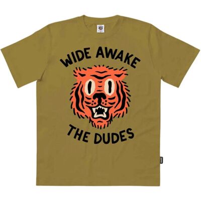 The Dudes Wide Awake Classic T-Shirt Brown Férfiak - Pólók The Dudes - Barna - 10024983-L - Size: L Barna L male The Dudes Wide Awake Classic T-Shirt Brown Férfiak - Pólók The Dudes - Barna - 10024983-L - Size: L Barna L male