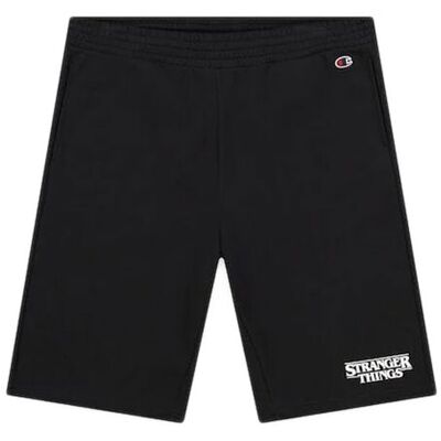 Champion X Stranger Things Unisex Shorts Black Férfiak - Rövidnadrág Champion - Fekete - 217782-KK001-M - Size: M Fekete M male Champion X Stranger Things Unisex Shorts Black Férfiak - Rövidnadrág Champion - Fekete - 217782-KK001-M - Size: M Fekete M male