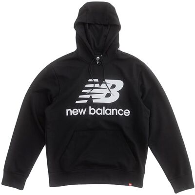 New Balance Essentials Pullover Hoodie Black Férfiak - Pulóverek és kapucnis felsők New Balance - Fekete - MT03558BK-S - Size: S Fekete S male New Balance Essentials Pullover Hoodie Black Férfiak - Pulóverek és kapucnis felsők New Balance - Fekete - MT03558BK-S - Size: S Fekete S male