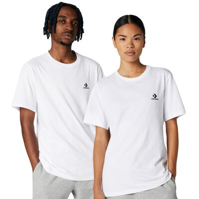 Converse Go-To Embroidered Star Chevron Standard Fit T-Shirt White Unisex - Pólók Converse - Fehér - 10023876-A01-XXS - Size: XXS Fehér XXS unisex Converse Go-To Embroidered Star Chevron Standard Fit T-Shirt White Unisex - Pólók Converse - Fehér - 10023876-A01-XXS - Size: XXS Fehér XXS unisex
