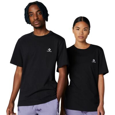 Converse Go-To Embroidered Star Chevron Standard Fit T-Shirt Black Unisex - Pólók Converse - Fekete - 10023876-A02-XS - Size: XS Fekete XS unisex Converse Go-To Embroidered Star Chevron Standard Fit T-Shirt Black Unisex - Pólók Converse - Fekete - 10023876-A02-XS - Size: XS Fekete XS unisex