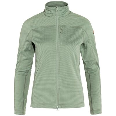 Fjällräven Abisko Lite Fleece Jacket W Misty Green Nők - Kabátok Fjällräven - Zöld - F87142-674-XS - Size: XS Zöld XS female Fjällräven Abisko Lite Fleece Jacket W Misty Green Nők - Kabátok Fjällräven - Zöld - F87142-674-XS - Size: XS Zöld XS female