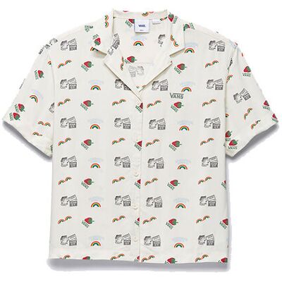 Vans Anaheim Sidewall Buttondown Top Nők - Ing Vans - Fehér - VN00039P3KS-S - Size: S Fehér S female Vans Anaheim Sidewall Buttondown Top Nők - Ing Vans - Fehér - VN00039P3KS-S - Size: S Fehér S female