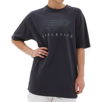 New Balance Athletics Oversized Tee Grey Nők - Pólók New Balance - Szürke - WT23503PHM-XS - Size: XS Szürke XS female New Balance Athletics Oversized Tee Grey Nők - Pólók New Balance - Szürke - WT23503PHM-XS - Size: XS Szürke XS female