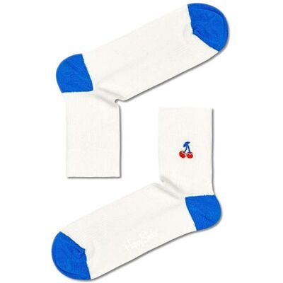 Happy Socks Ribbed Embroidery Cherry 1/2 Crew Sock Unisex - Zoknik Happy Socks - Fehér - RECHE13-1300-4-7 - Size: 4-7 Fehér 4-7 unisex Happy Socks Ribbed Embroidery Cherry 1/2 Crew Sock Unisex - Zoknik Happy Socks - Fehér - RECHE13-1300-4-7 - Size: 4-7 Fehér 4-7 unisex