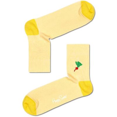 Happy Socks Ribbed Embroidery Veggi 1/2 Crew Sock Unisex - Zoknik Happy Socks - Sárga - REVVEG13-2000-4-7 - Size: 4-7 Sárga 4-7 unisex Happy Socks Ribbed Embroidery Veggi 1/2 Crew Sock Unisex - Zoknik Happy Socks - Sárga - REVVEG13-2000-4-7 - Size: 4-7 Sárga 4-7 unisex