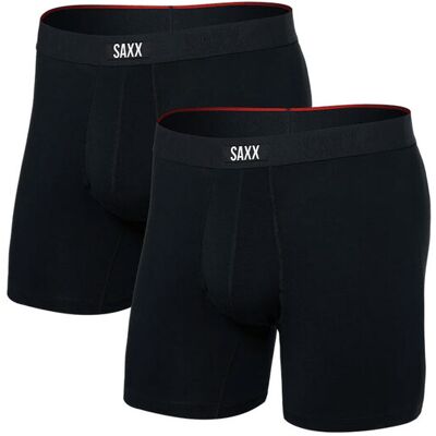 Saxx Vibe Xtra (2Pack) Soft Comfort Boxer Brief 6" Black Férfiak - Alsóneműk Saxx - Fekete - SXPP2VX-BLK-M - Size: M Fekete M male Saxx Vibe Xtra (2Pack) Soft Comfort Boxer Brief 6" Black Férfiak - Alsóneműk Saxx - Fekete - SXPP2VX-BLK-M - Size: M Fekete M male