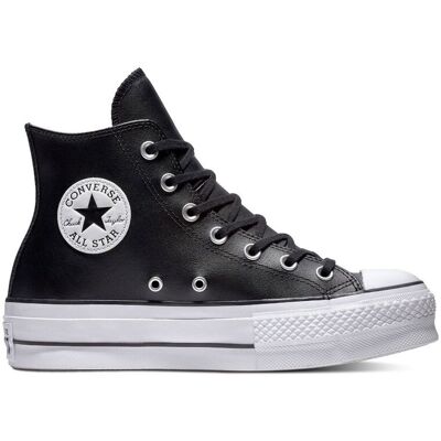 Converse Chuck Taylor All Star Platform Leather High-Top Black Nők - Teniszcipők Converse - Fekete - 561675C-5 - Size: 5 Fekete 5 female Converse Chuck Taylor All Star Platform Leather High-Top Black Nők - Teniszcipők Converse - Fekete - 561675C-5 - Size: 5 Fekete 5 female