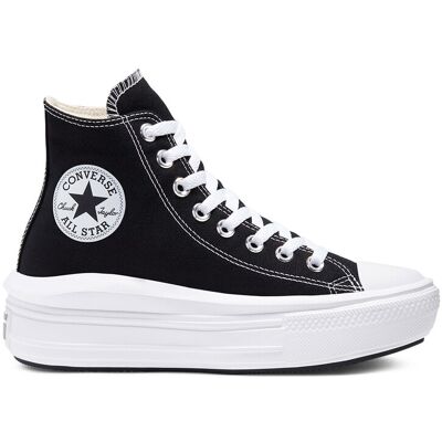 Converse Chuck Taylor All Star Move High Top Black Nők - Teniszcipők Converse - Fekete - 568497C-3 - Size: 3 Fekete 3 female Converse Chuck Taylor All Star Move High Top Black Nők - Teniszcipők Converse - Fekete - 568497C-3 - Size: 3 Fekete 3 female