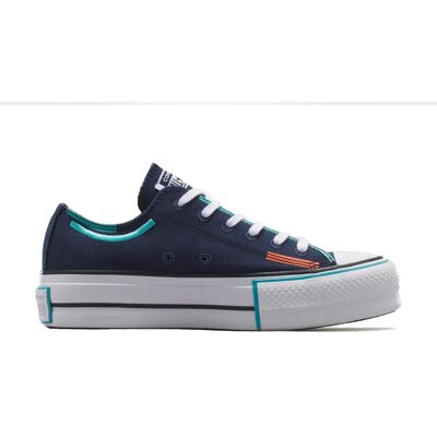 Converse Chuck Taylor All Star Lift Platform Blue A07597C Nők - Teniszcipők Converse - Kék - A07597C-4.5 - Size: 4.5 Kék 4.5 female Converse Chuck Taylor All Star Lift Platform Blue A07597C Nők - Teniszcipők Converse - Kék - A07597C-4.5 - Size: 4.5 Kék 4.5 female