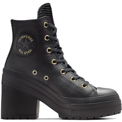 Converse Chuck 70 De Luxe Heel Platform Leather Black A12346C Nők - Teniszcipők Converse - Fekete - A12346C-5.5 - Size: 5.5 Fekete 5.5 female Converse Chuck 70 De Luxe Heel Platform Leather Black A12346C Nők - Teniszcipők Converse - Fekete - A12346C-5.5 - Size: 5.5 Fekete 5.5 female