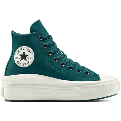Converse Chuck Taylor All Star Move Platform Suede Green Nők - Teniszcipők Converse - Zöld - A14557C-5 - Size: 5 Zöld 5 female Converse Chuck Taylor All Star Move Platform Suede Green Nők - Teniszcipők Converse - Zöld - A14557C-5 - Size: 5 Zöld 5 female