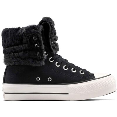 Converse Chuck Taylor All Star Fold-Over Lift Platform XHi Faux Fur Black Nők - Teniszcipők Converse - Fekete - A15229C-5 - Size: 5 Fekete 5 female Converse Chuck Taylor All Star Fold-Over Lift Platform XHi Faux Fur Black Nők - Teniszcipők Converse - Fekete - A15229C-5 - Size: 5 Fekete 5 female