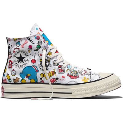 Converse x Hello Kitty And Friends Chuck 70 Stickers Nők - Teniszcipők Converse - Fehér - A17696C-6.5 - Size: 6.5 Fehér 6.5 female Converse x Hello Kitty And Friends Chuck 70 Stickers Nők - Teniszcipők Converse - Fehér - A17696C-6.5 - Size: 6.5 Fehér 6.5 female