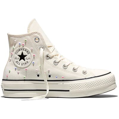 Converse Chuck Taylor All Star Lift Platform Mini Studs Offwhite Nők - Teniszcipők Converse - Törtfehér - A19140C-4 - Size: 4 Törtfehér 4 female Converse Chuck Taylor All Star Lift Platform Mini Studs Offwhite Nők - Teniszcipők Converse - Törtfehér - A19140C-4 - Size: 4 Törtfehér 4 female