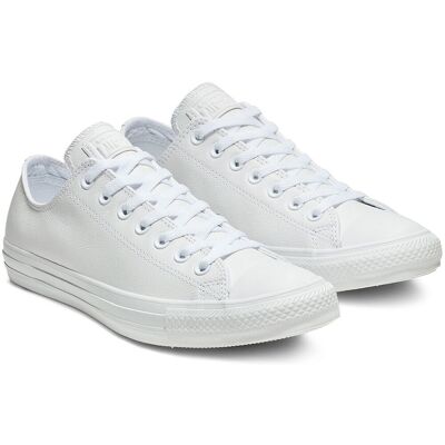 Converse Chuck Taylor All Star Mono Leather White 136823C Unisex - Teniszcipők Converse - Fehér - 136823C-4 - Size: 4 Fehér 4 unisex Converse Chuck Taylor All Star Mono Leather White 136823C Unisex - Teniszcipők Converse - Fehér - 136823C-4 - Size: 4 Fehér 4 unisex
