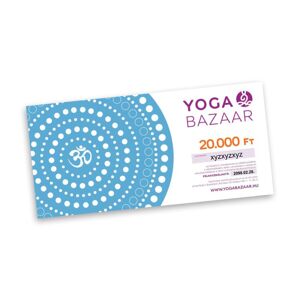 Yoga Bazaar Ajándékutalvány 20.000Ft - LETÖLTHETŐ