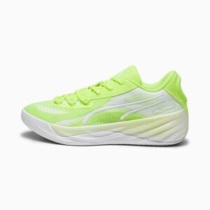 PUMA Men's PUMA All-Pro Nitro Basketball Shoe Sneakers, Lime Squeeze/White, size 44, Shoes