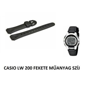 Casio LW 200 FEKETE MŰANYAG SZÍJ