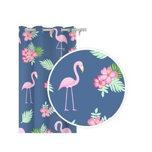 Edoti Curtain in flamingos 140x250 A499 kék 140x250 unisex
