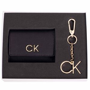 Calvin Klein Woman's Wallet 8719856609405 fekete   szürke One size female